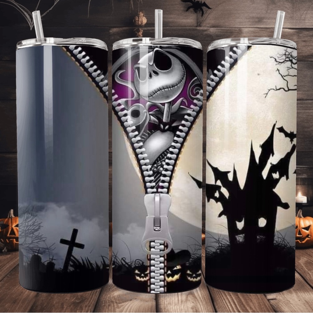 Nightmare before Christmas 20oz handmade tumbler
